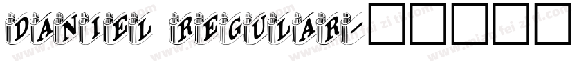 Daniel Regular字体转换